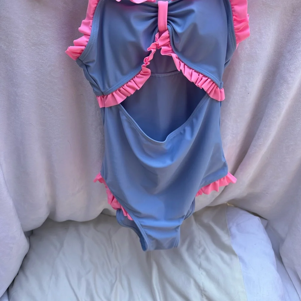 Teen‎ one piece size 11-12 blue and pink
